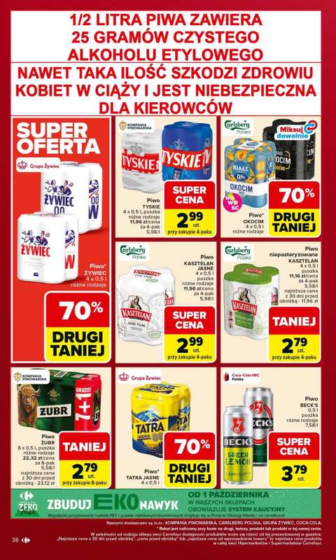 Carrefour Market - gazetka promocyjna Gazetka Carrefour Market od poniedziałku od poniedziałku 17.11 do soboty 22.11 - strona 38