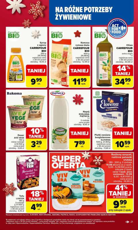 Carrefour Market - gazetka promocyjna Gazetka Carrefour Market od poniedziałku od poniedziałku 17.11 do soboty 22.11 - strona 21