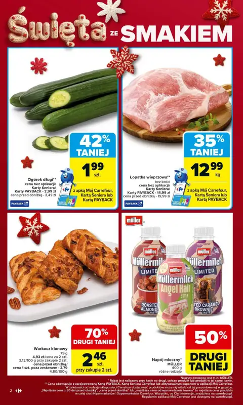 Carrefour Market - gazetka promocyjna Gazetka Carrefour Market od poniedziałku od poniedziałku 17.11 do soboty 22.11 - strona 2