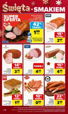 Carrefour Market - gazetka promocyjna Gazetka Carrefour Market od poniedziałku od poniedziałku 17.11 do soboty 22.11 - strona 22
