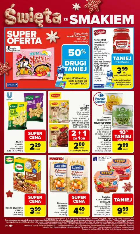Carrefour Market - gazetka promocyjna Gazetka Carrefour Market od poniedziałku od poniedziałku 17.11 do soboty 22.11 - strona 30
