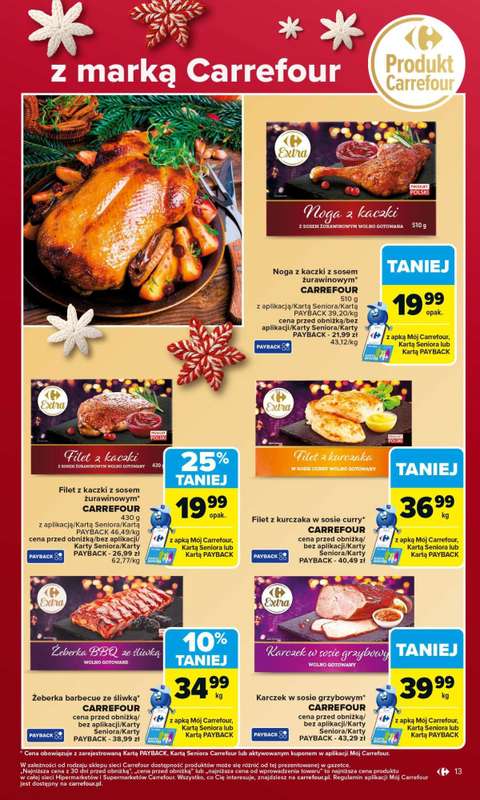 Carrefour Market - gazetka promocyjna Gazetka Carrefour Market od poniedziałku od poniedziałku 17.11 do soboty 22.11 - strona 13