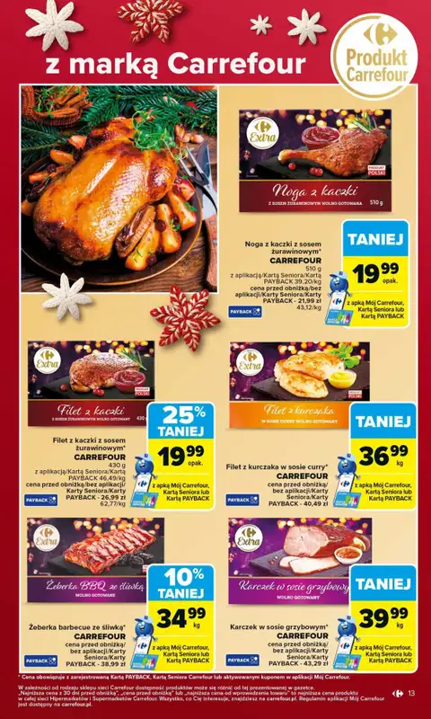 Carrefour Market - gazetka promocyjna Gazetka Carrefour Market od poniedziałku od poniedziałku 17.11 do soboty 22.11 - strona 13