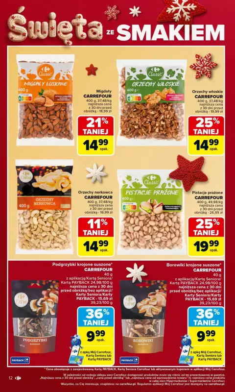 Carrefour Market - gazetka promocyjna Gazetka Carrefour Market od poniedziałku od poniedziałku 17.11 do soboty 22.11 - strona 12