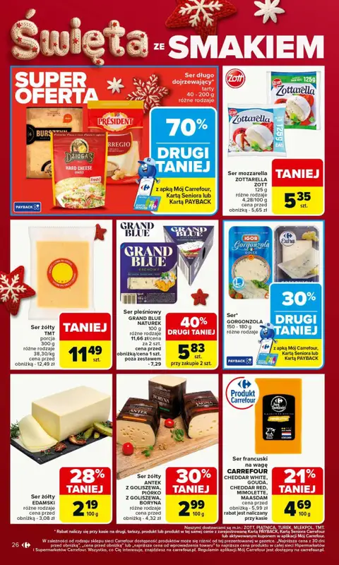 Carrefour Market - gazetka promocyjna Gazetka Carrefour Market od poniedziałku od poniedziałku 17.11 do soboty 22.11 - strona 26