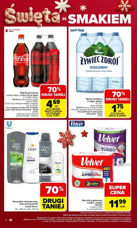 Carrefour Market - gazetka promocyjna Gazetka Carrefour Market od poniedziałku od poniedziałku 17.11 do soboty 22.11 - strona 4