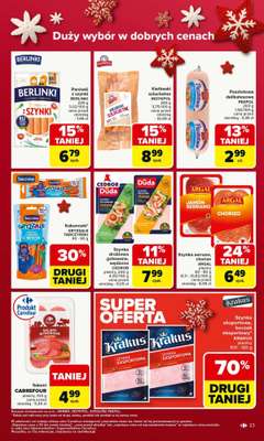 Carrefour Market - gazetka promocyjna Gazetka Carrefour Market od poniedziałku od poniedziałku 17.11 do soboty 22.11 - strona 23
