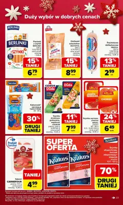 Carrefour Market - gazetka promocyjna Gazetka Carrefour Market od poniedziałku od poniedziałku 17.11 do soboty 22.11 - strona 23
