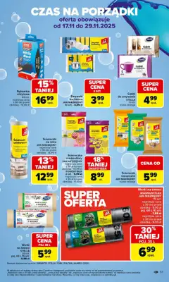 Carrefour Market - gazetka promocyjna Gazetka Carrefour Market od poniedziałku od poniedziałku 17.11 do soboty 22.11 - strona 51