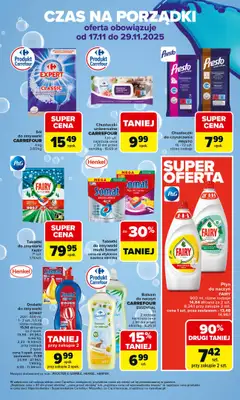 Carrefour Market - gazetka promocyjna Gazetka Czas na świąteczne porządki od poniedziałku od poniedziałku 17.11 do soboty 29.11 - strona 5