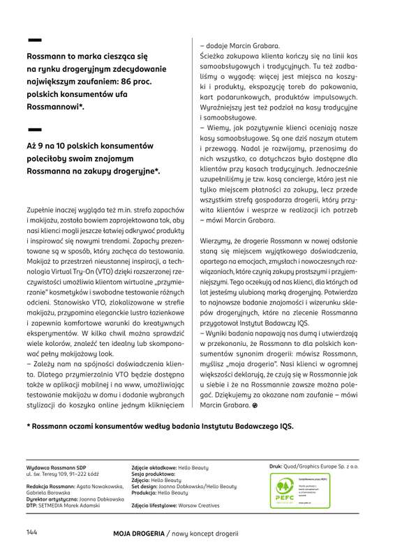 Rossmann - gazetka promocyjna Magazyn Moja Drogeria od soboty 15.11 do środy 31.12 - strona 146