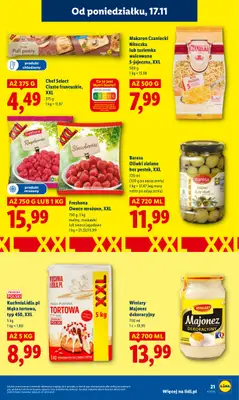 Lidl - gazetka promocyjna Oferta od poniedziałku od poniedziałku 17.11 do środy 19.11 - strona 21