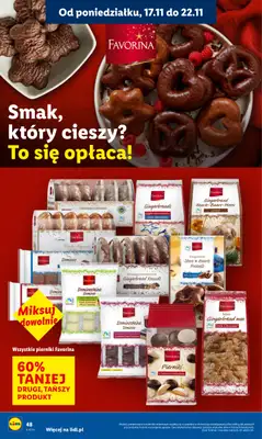 Lidl - gazetka promocyjna Oferta od poniedziałku od poniedziałku 17.11 do środy 19.11 - strona 48