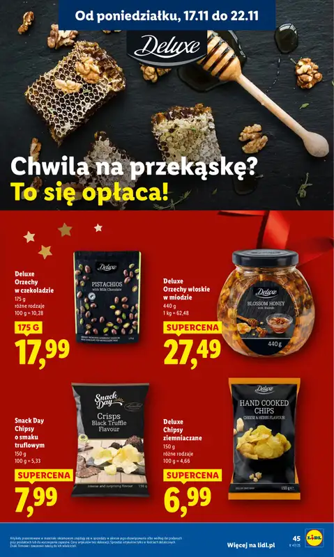 Lidl - gazetka promocyjna Oferta od poniedziałku od poniedziałku 17.11 do środy 19.11 - strona 45
