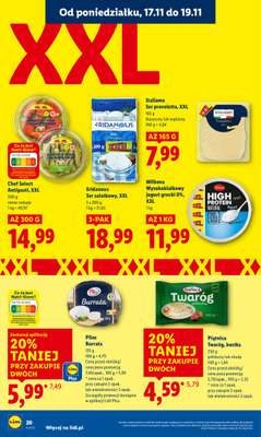 Lidl - gazetka promocyjna Oferta od poniedziałku od poniedziałku 17.11 do środy 19.11 - strona 20