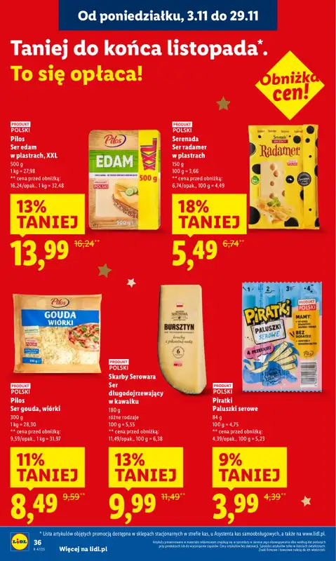 Lidl - gazetka promocyjna Oferta od poniedziałku od poniedziałku 17.11 do środy 19.11 - strona 36