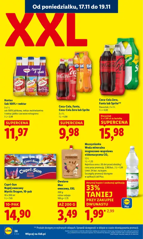 Lidl - gazetka promocyjna Oferta od poniedziałku od poniedziałku 17.11 do środy 19.11 - strona 26