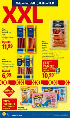 Lidl - gazetka promocyjna Oferta od poniedziałku od poniedziałku 17.11 do środy 19.11 - strona 18