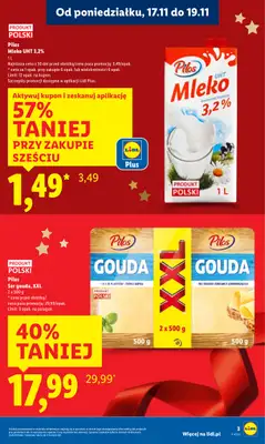 Lidl - gazetka promocyjna Oferta od poniedziałku od poniedziałku 17.11 do środy 19.11 - strona 3