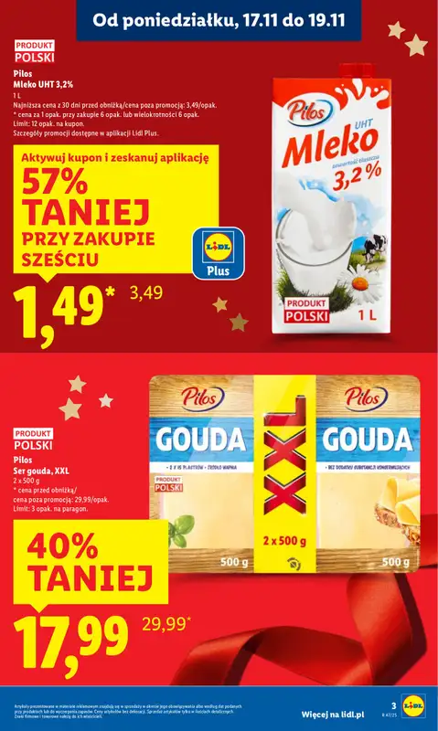 Lidl - gazetka promocyjna Oferta od poniedziałku od poniedziałku 17.11 do środy 19.11 - strona 3