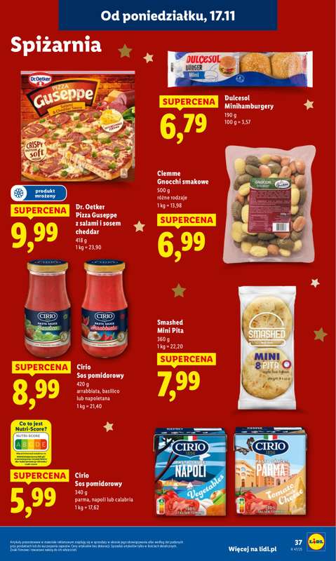 Lidl - gazetka promocyjna Oferta od poniedziałku od poniedziałku 17.11 do środy 19.11 - strona 37