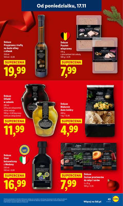 Lidl - gazetka promocyjna Oferta od poniedziałku od poniedziałku 17.11 do środy 19.11 - strona 43