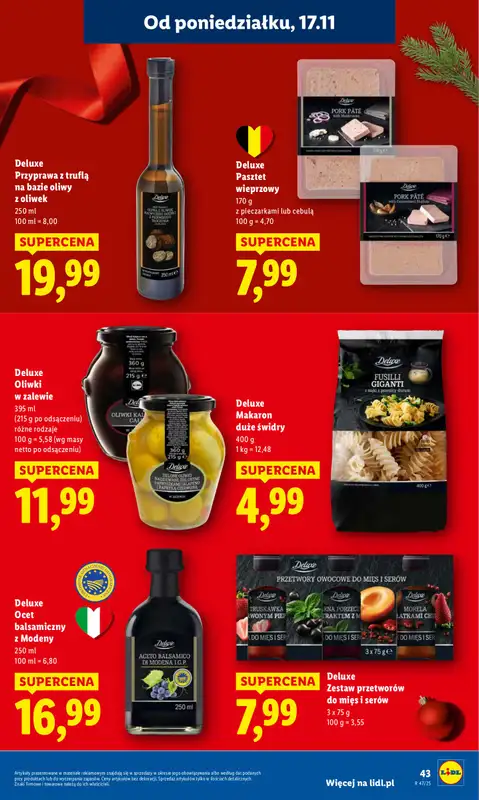 Lidl - gazetka promocyjna Oferta od poniedziałku od poniedziałku 17.11 do środy 19.11 - strona 43