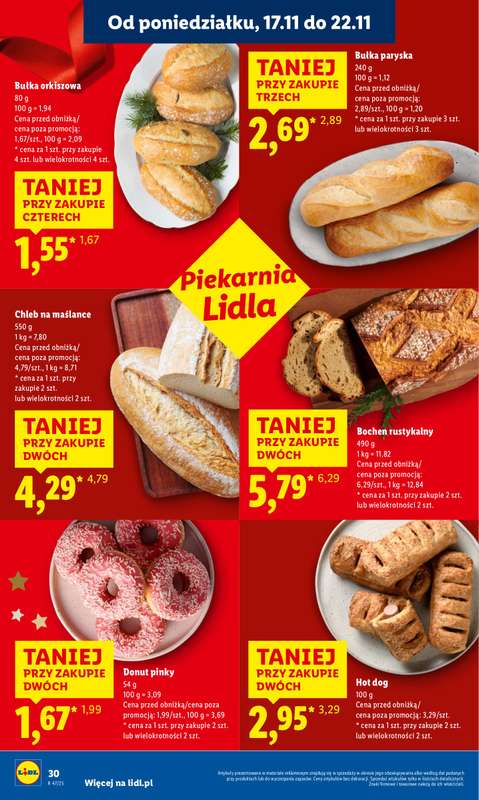 Lidl - gazetka promocyjna Oferta od poniedziałku od poniedziałku 17.11 do środy 19.11 - strona 30