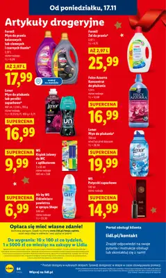 Lidl - gazetka promocyjna Oferta od poniedziałku od poniedziałku 17.11 do środy 19.11 - strona 64