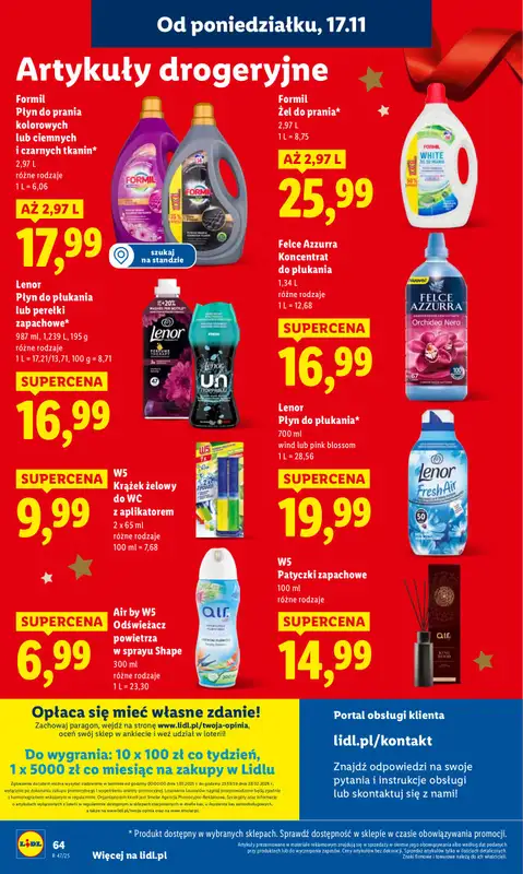 Lidl - gazetka promocyjna Oferta od poniedziałku od poniedziałku 17.11 do środy 19.11 - strona 64