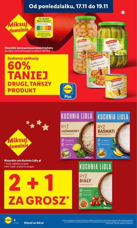 Lidl - gazetka promocyjna Oferta od poniedziałku od poniedziałku 17.11 do środy 19.11 - strona 6