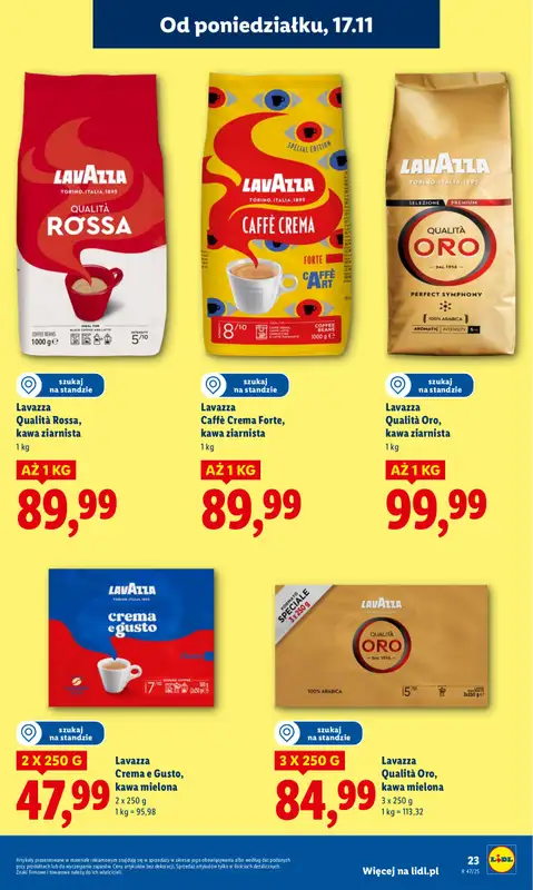 Lidl - gazetka promocyjna Oferta od poniedziałku od poniedziałku 17.11 do środy 19.11 - strona 23