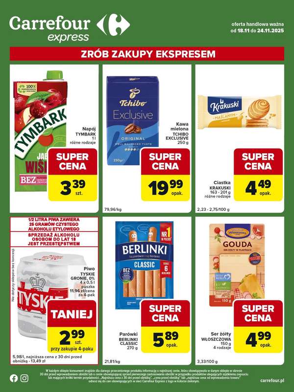 Carrefour Express - gazetka promocyjna Gazetka Express od wtorku 18.11 do poniedziałku 24.11 - strona 2