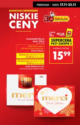 Biedronka - gazetka promocyjna Od poniedziałku od poniedziałku 17.11 do niedzieli 23.11 - strona 11