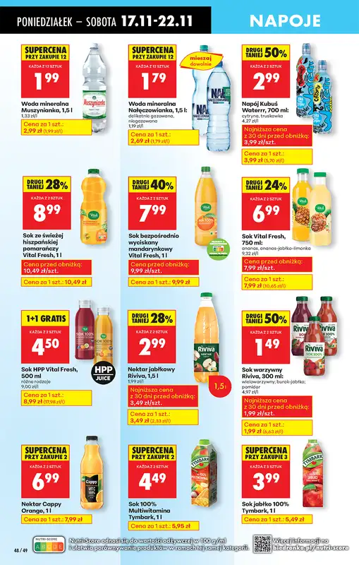 Biedronka - gazetka promocyjna Od poniedziałku, Z ladą tradycyjną od poniedziałku 17.11 do niedzieli 23.11 - strona 66