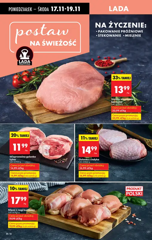 Biedronka - gazetka promocyjna Od poniedziałku, Z ladą tradycyjną od poniedziałku 17.11 do niedzieli 23.11 - strona 30