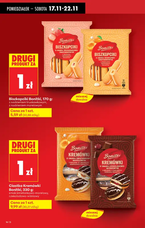 Biedronka - gazetka promocyjna Od poniedziałku, Z ladą tradycyjną od poniedziałku 17.11 do niedzieli 23.11 - strona 14