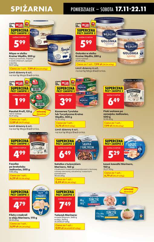 Biedronka - gazetka promocyjna Od poniedziałku, Z ladą tradycyjną od poniedziałku 17.11 do niedzieli 23.11 - strona 53