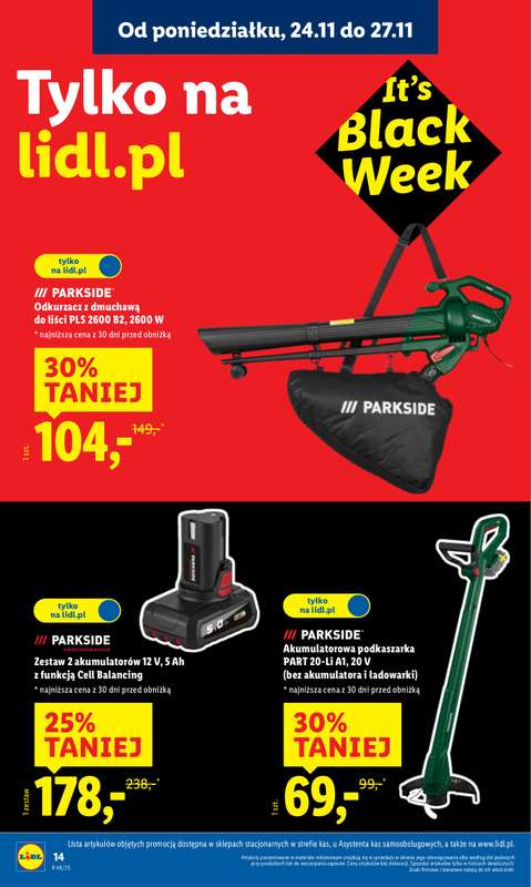 Lidl - gazetka promocyjna Katalog od poniedziałku 24.11 do soboty 29.11 - strona 16
