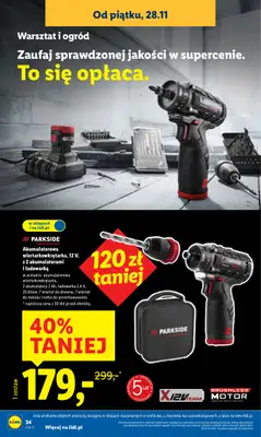 Lidl - gazetka promocyjna Katalog od poniedziałku 24.11 do soboty 29.11 - strona 38