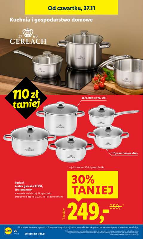 Lidl - gazetka promocyjna Katalog od poniedziałku 24.11 do soboty 29.11 - strona 22