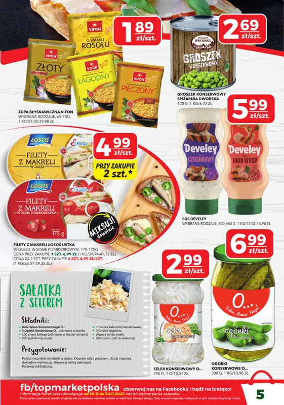 Top Market - gazetka promocyjna Gazetka od czwartku 20.11 do niedzieli 30.11 - strona 5