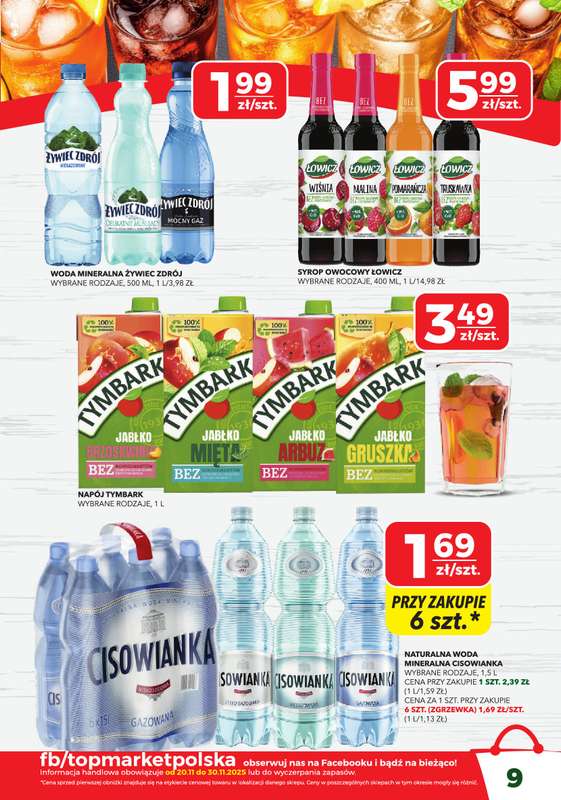 Top Market - gazetka promocyjna Gazetka od czwartku 20.11 do niedzieli 30.11 - strona 9