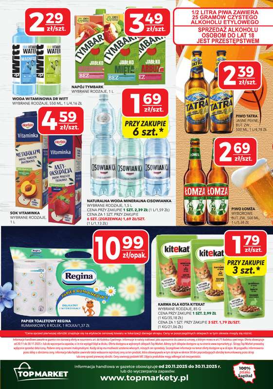 Top Market - gazetka promocyjna Gazetka od czwartku 20.11 do niedzieli 30.11 - strona 4