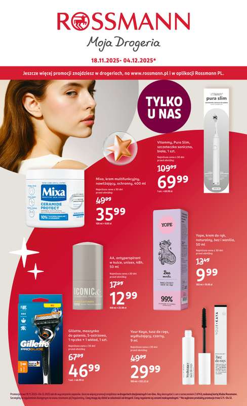 Rossmann - gazetka promocyjna Gazetka od wtorku 18.11 do czwartku 04.12