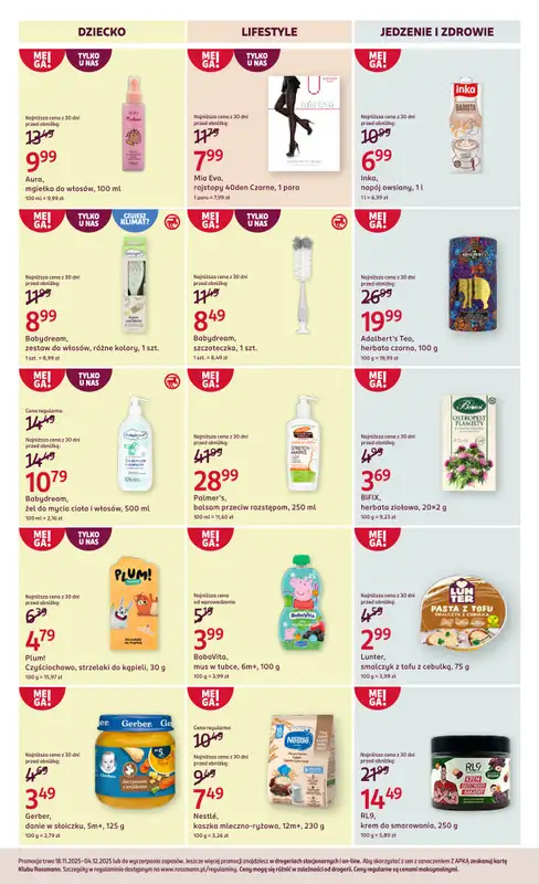 Rossmann - gazetka promocyjna Gazetka od wtorku 18.11 do czwartku 04.12 - strona 14
