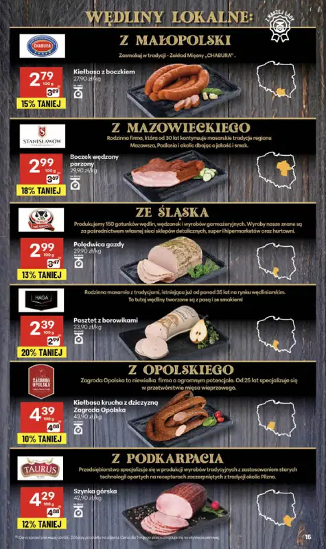 Delikatesy Centrum - gazetka promocyjna Gazetka  do środy 26.11 - strona 15