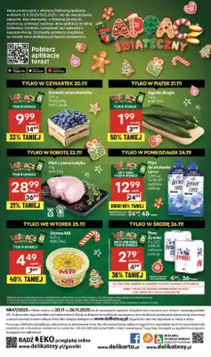 Delikatesy Centrum - gazetka promocyjna Gazetka  do środy 26.11 - strona 40
