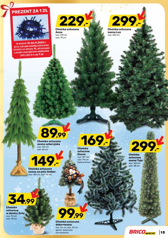 Bricomarche - gazetka promocyjna Gazetka od środy 19.11 do środy 24.12 - strona 15
