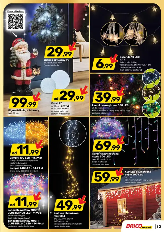 Bricomarche - gazetka promocyjna Gazetka od środy 19.11 do środy 24.12 - strona 13